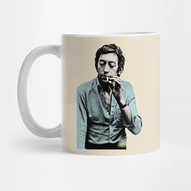 Serge Gainsbourg /\/\/\ Aesthetic Tribute Fanart Design by DankFutura